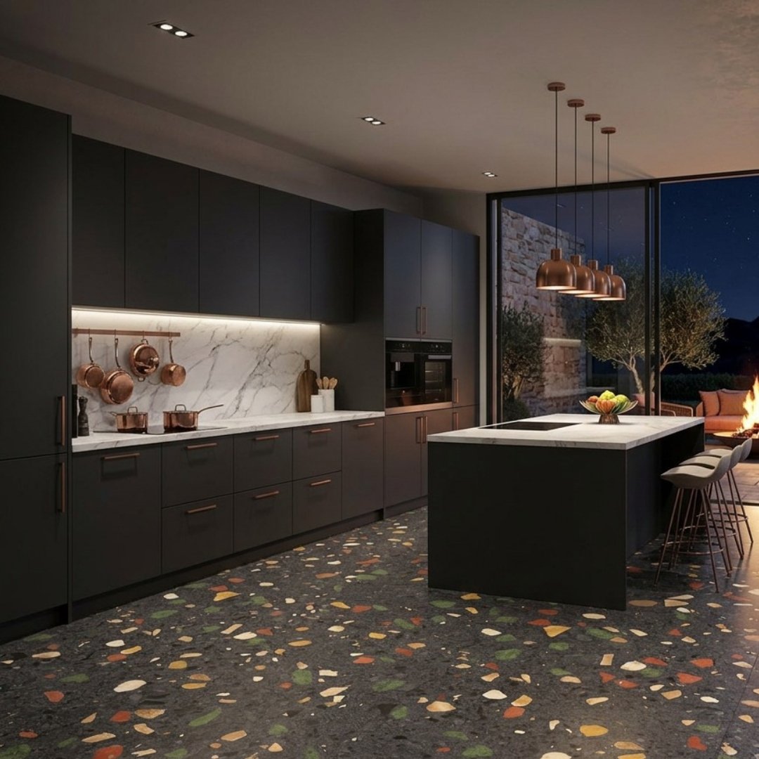 Levanzo Terrazzo Black